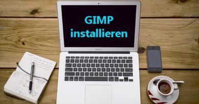 GIMP installieren App Bilder bearbeiten Smartphone und Tablet